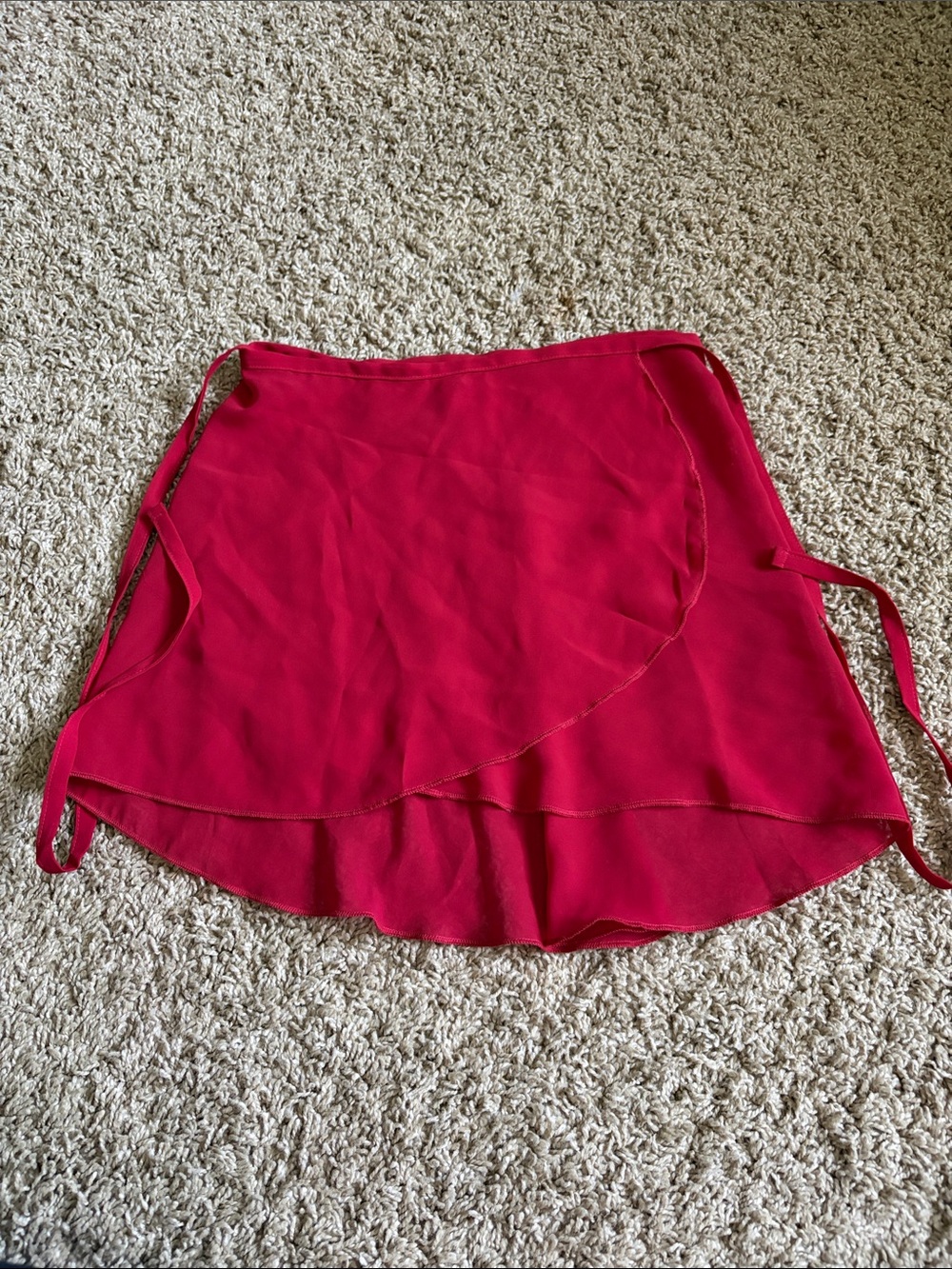 Mirella red ballet skirt